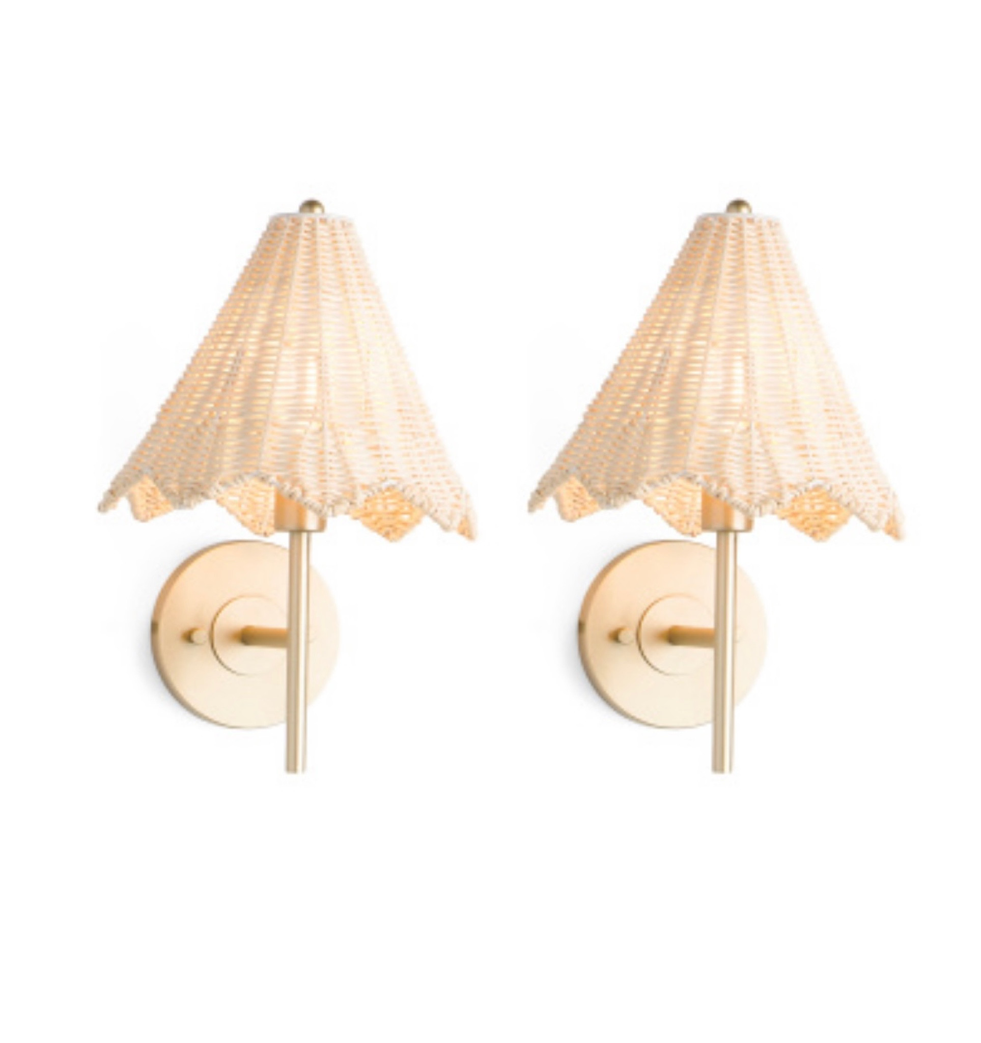 Sconces, sconce, coastal, rattan, Grandmillennial 

#LTKhome