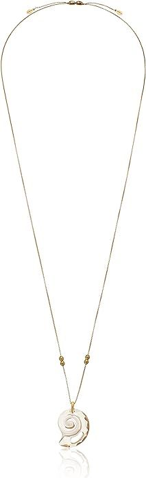 Alex and Ani Crystal Infusion Pull Chain, Nautilus, Kelp Green Pendant Necklace | Amazon (US)