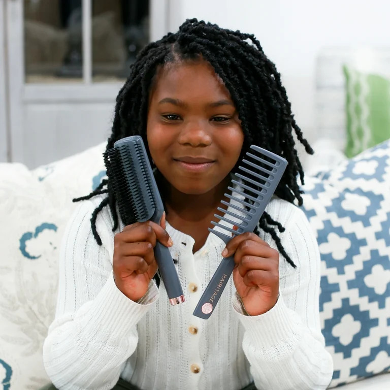 Hairitage No More Snags Defining Smoothing Hair Brush | Walmart (US)