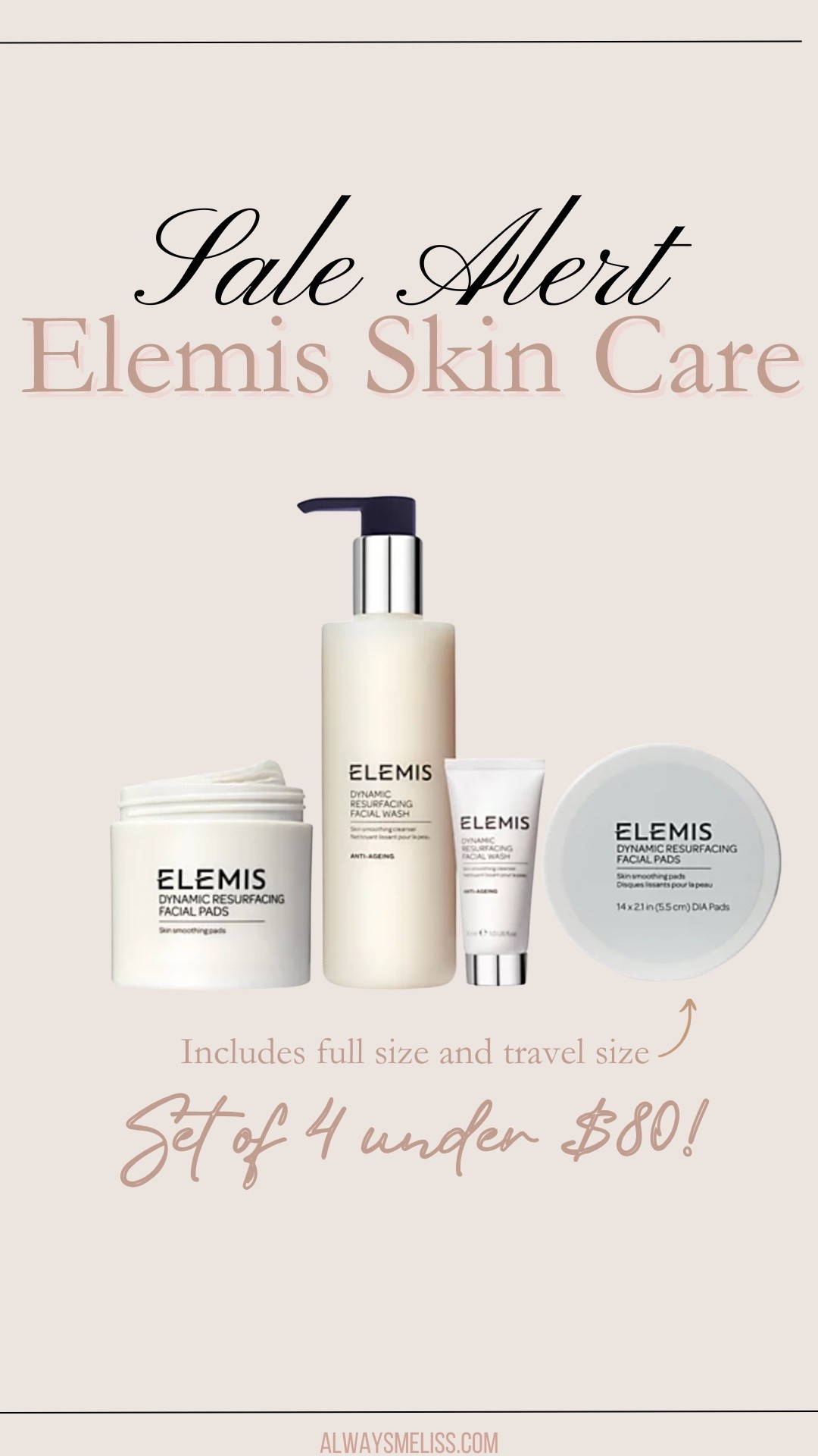 Sale alert on face wash and Elemis resurfacing pads! Under $80!
Use code WELCOME15 to save an additional $15 off!

Skincare
Face wash
Travel skincaree

#LTKSaleAlert #LTKTravel