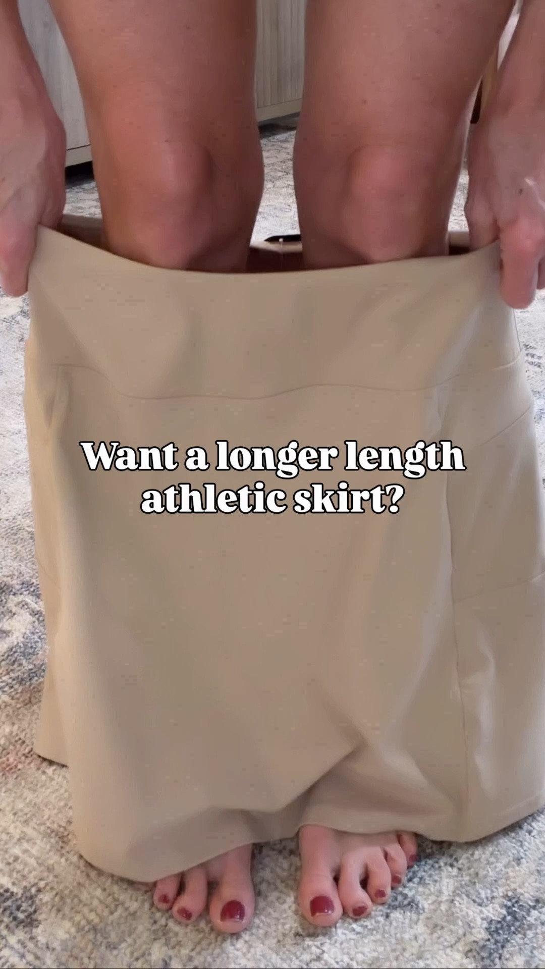 This longer length Amazon skirt is both functional and fabulous! It's 19 inches in length and hits around knee length. It has a stretchy waistband and front pockets. I love the flirty backside of the skirt and the hidden shorts underneath! 

It comes in a ton of colors and prints and 7 sizes. I'm 5'6" and wearing a size small.

#LTKgrwm #LTKOver40 #LTKootd