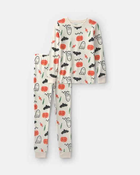 Kids 2-Piece Halloween Snug Fit Pajama Set - Cream | Carter's | Carter's Inc