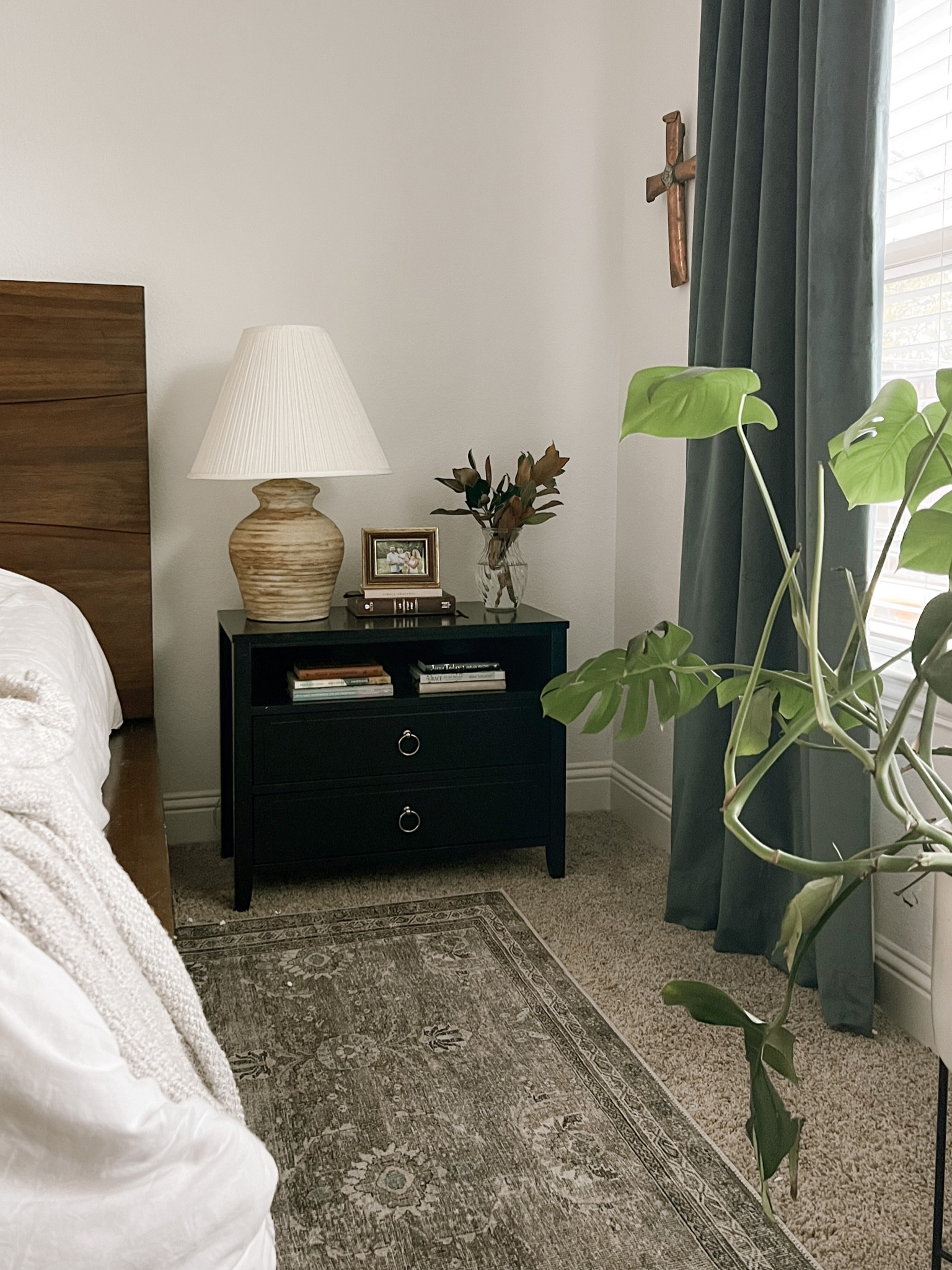 The way this nightstand makes me feel 🥹🥰 I’m going to rub n buff the pulls but other than that it’s perfect cheap and sooooo easy to put together!! I love it 

#LTKhome #LTKsalealert #LTKHoliday