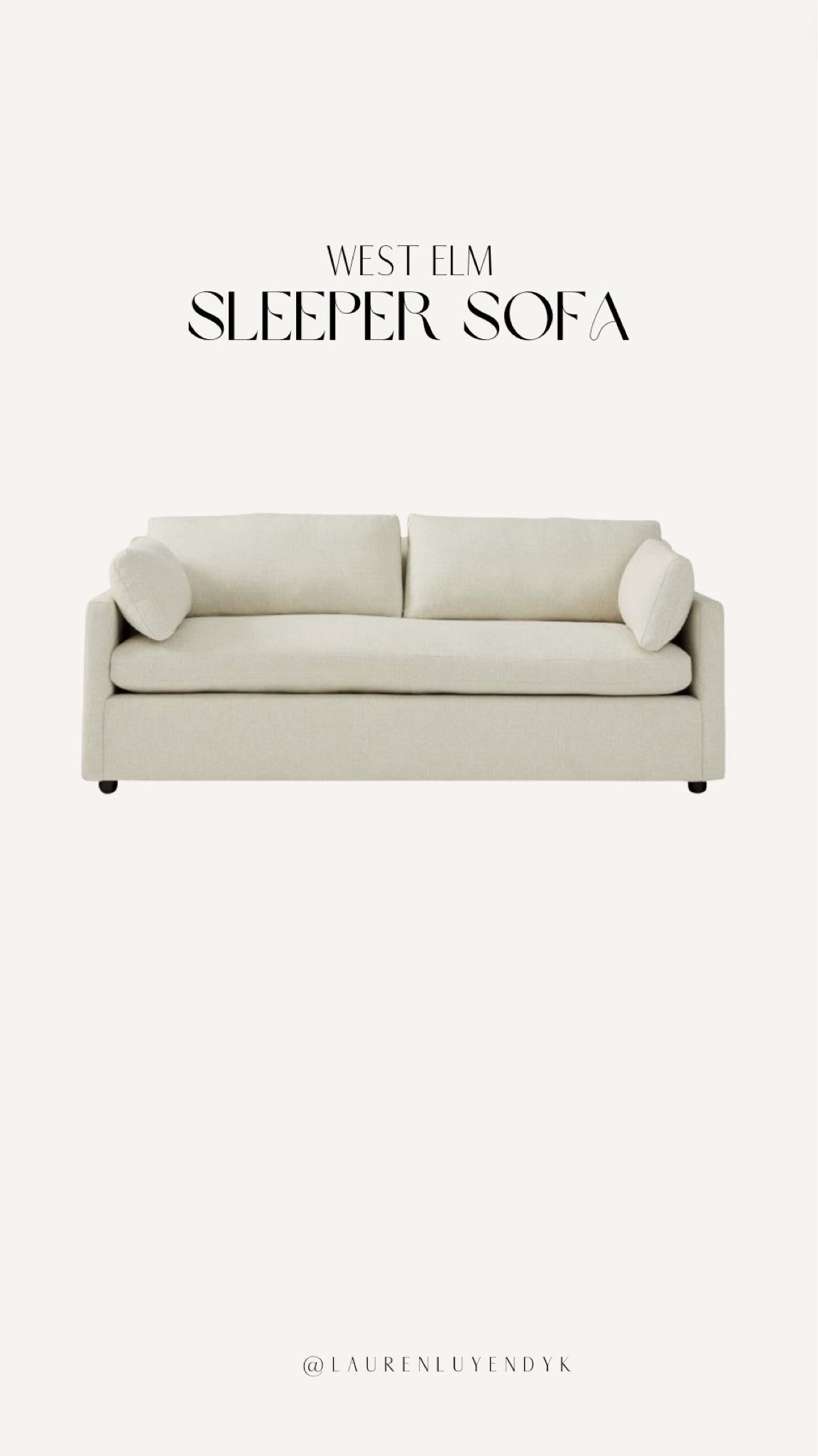 West Elm Sleeper Sofa I’m using in my guest room! 

#LTKhome #LTKstyletip #LTKMostLoved