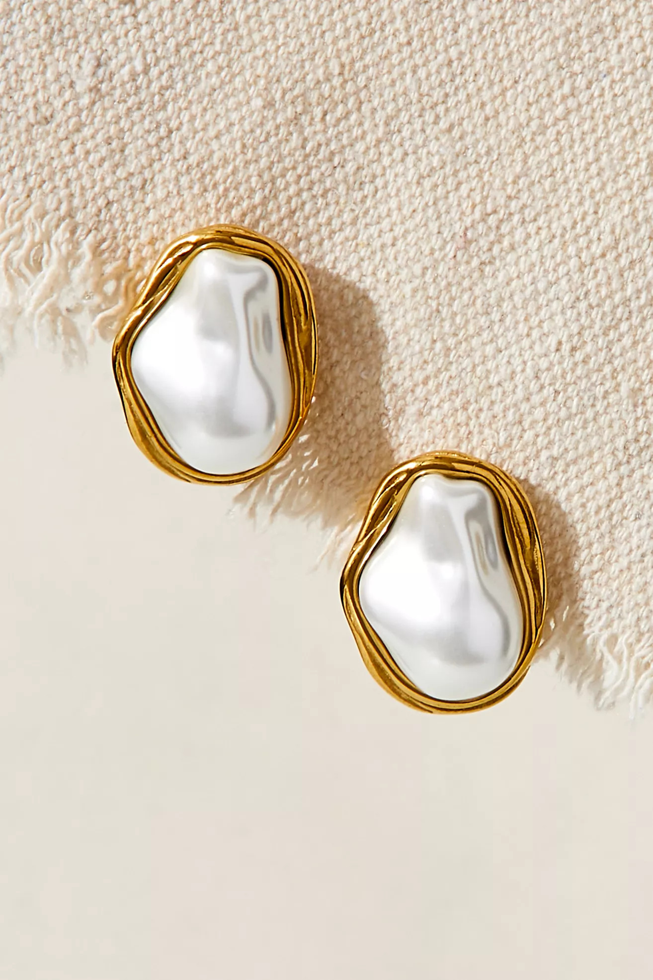 ALV Pearly Bezel Studs | Free People (Global - UK&FR Excluded)