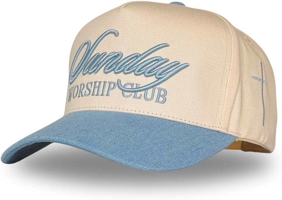 Vintage Faith & Forever Trucker Hat | Men & Women | Christian Cross Jesus Hats | Bachelorette Bride Hat | Cotton | Snapback | Amazon (US)