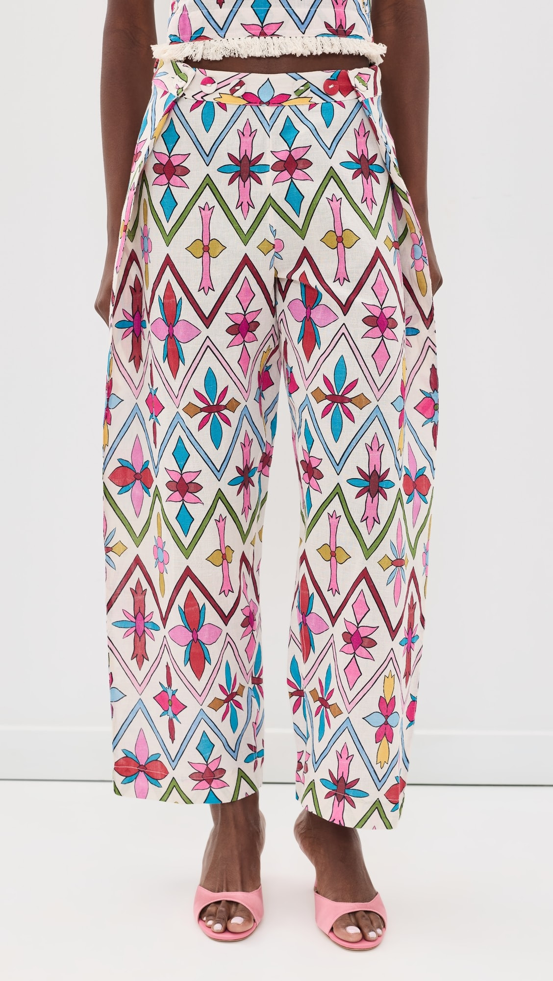 Coniglio Palm Beach Adjustable Marina Button Pants | Shopbop | Shopbop