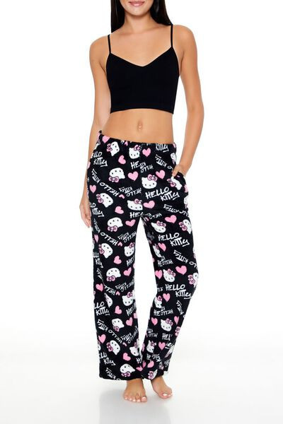 Fleece Hello Kitty Pajama Pants | Forever 21
