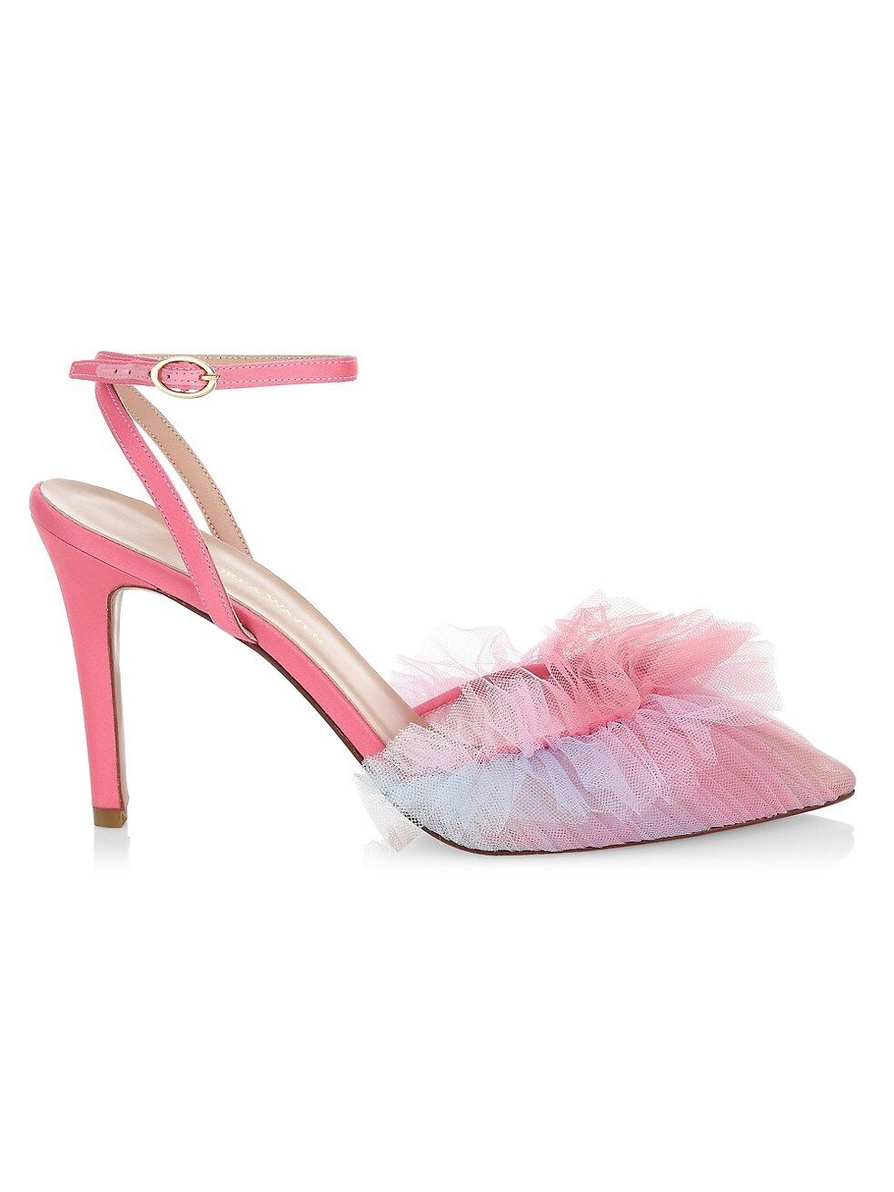 Franca Tulle Embellished Ankle-Strap Pumps | Saks Fifth Avenue