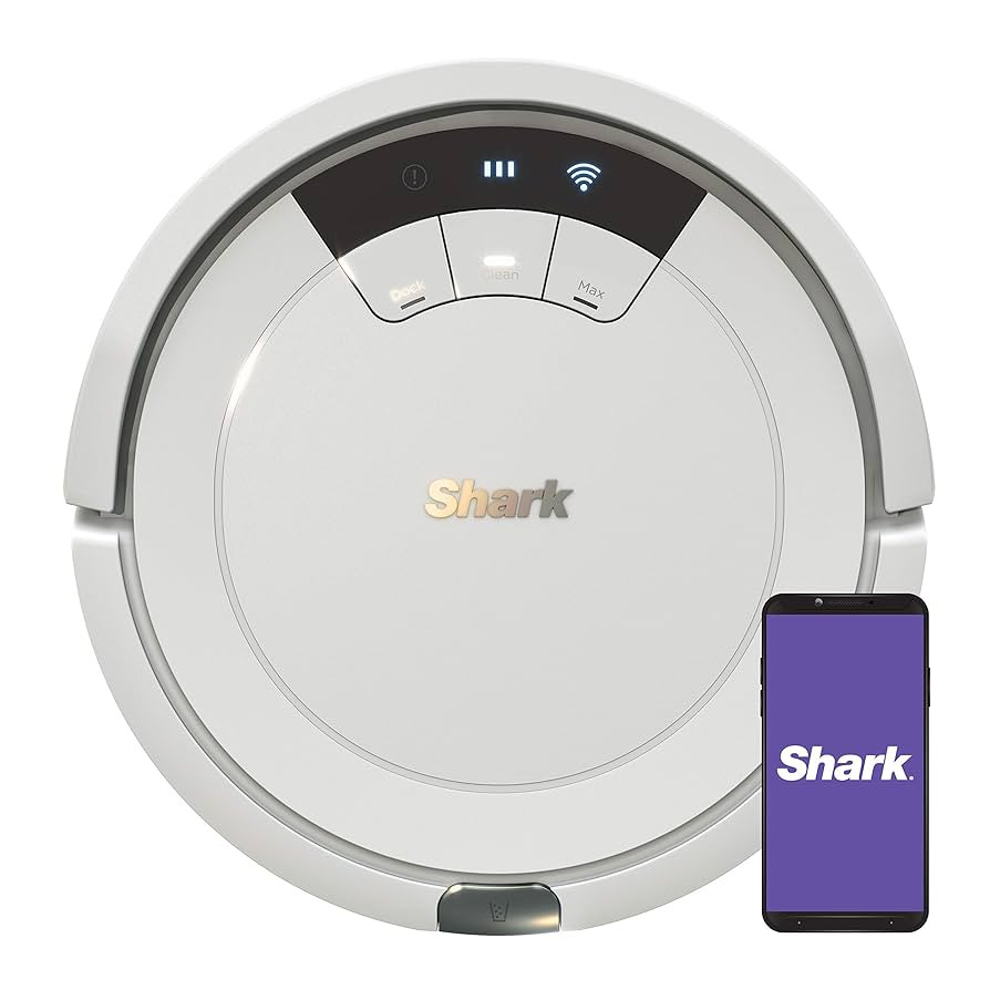 Shark ION Robot Vacuum AV752 with Wi-Fi Voice Control .45-Quart Dust Cup Capacity Smoke/Ash , Whi... | Amazon (CA)