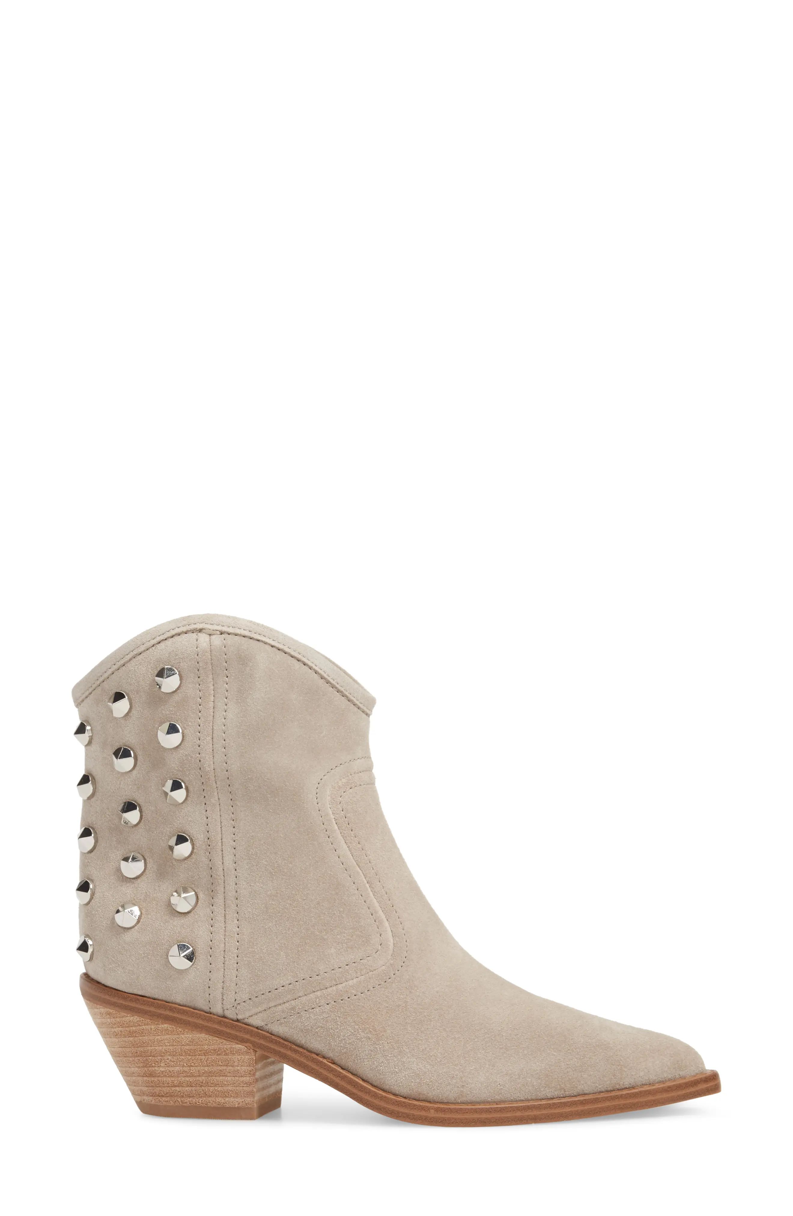 Marc Fisher Baily Studded Western Bootie | Nordstrom