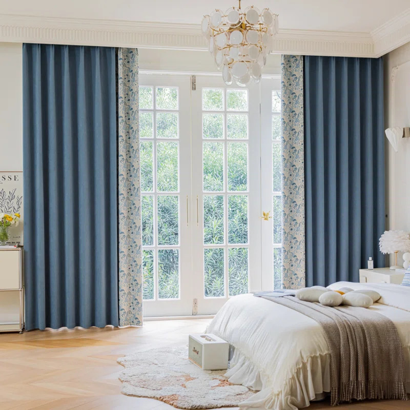Estelle Cotton Blend Blackout Curtain Pair (Set of 2) | Wayfair North America