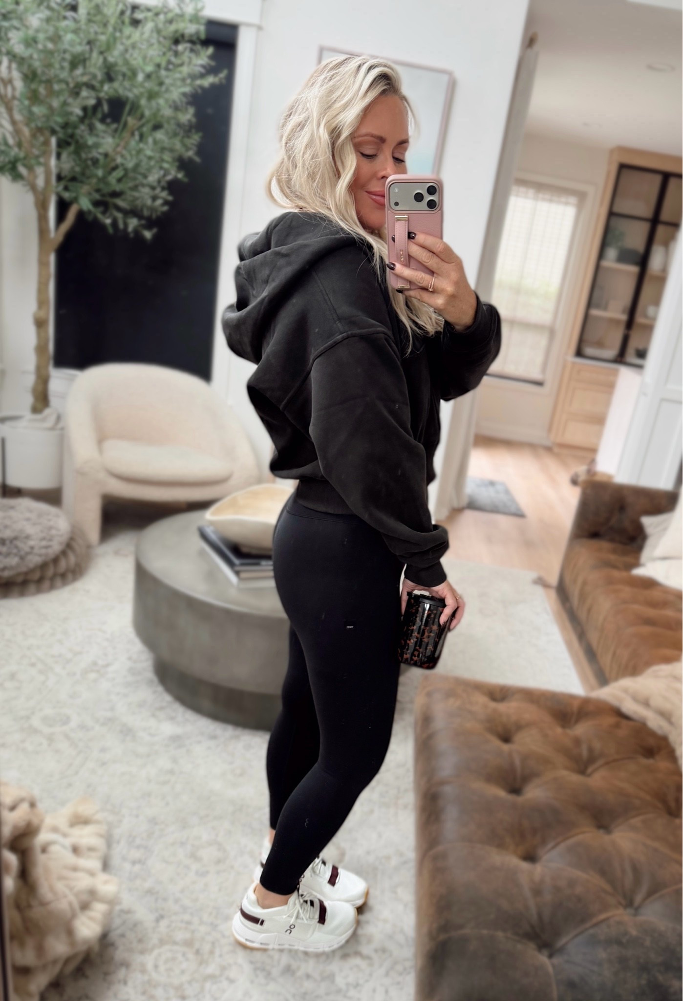 This washed black Vuori full zip might be my favorite layer for fall 🖤 I love how the softer black looks with leggings and sneakers for an easy everyday outfit. Everything I’m wearing is a small!

New customers can use code LAUREN20NEW for 20% off their first purchase only. Expires 9/26 at 11:59 PM PST. 💸

Active wear. Sports mom. Workout. Travel outfit.

#LTKSeasonal #LTKActive