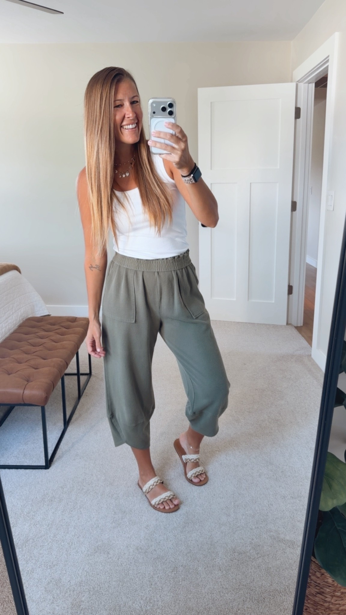 Literally my go-to outfit for anything! Casual but also comfy and cute! 

Mom ootd, outfit of the day, tank top, sandals

#LTKootd #LTKmomlife