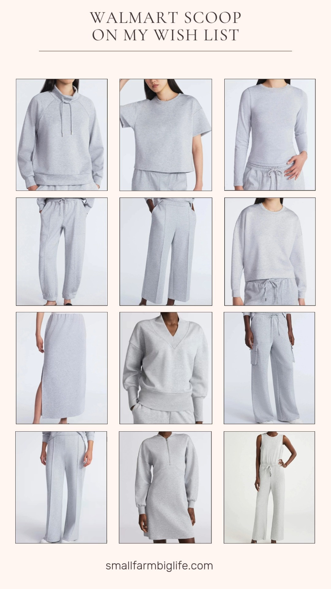  
I love that grey sweats are back. Takes me back to the 90s! These all look like cozy options that mix and match. These are perfect for going from summer to fall. 

As a short girl I also love that the pants come in short  
 

#LTKFindsUnder50 #LTKOver40