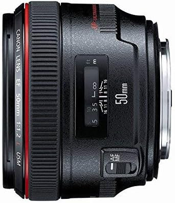 Canon EF 50mm f/1.2 L USM Lens for Canon Digital SLR Cameras - Fixed (Renewed) | Amazon (US)