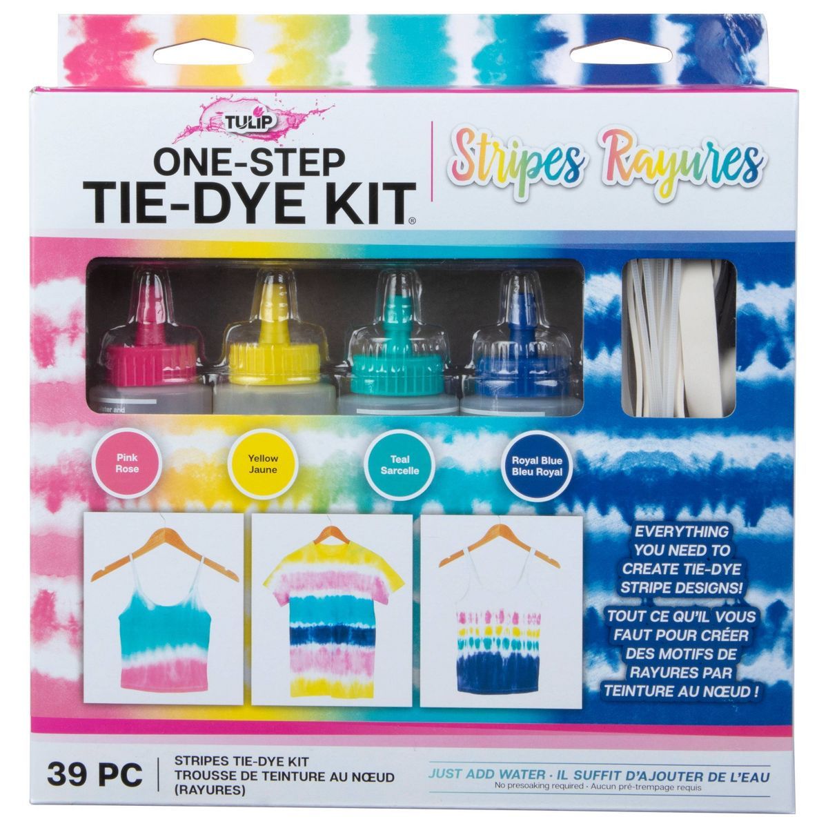 One Step Stripes Tie Dye Kit - Tulip Color | Target