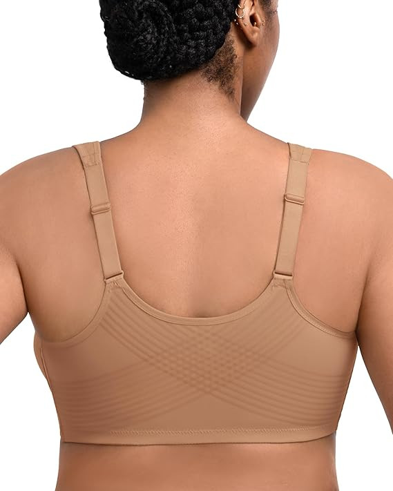 HSIA Posture Bras for Women - Front Closure Posture Corrector Bra Back Support Seamless Plus Size... | Amazon (US)