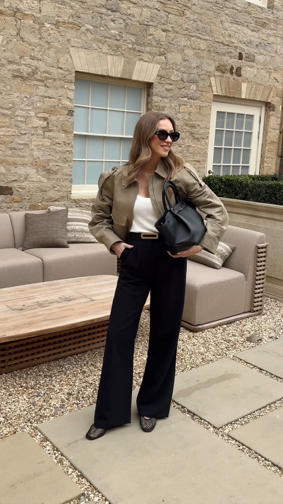 Viral marks and Spencer’s jacket restocked - I’m wearing a size 10

Spring outfits, spring trends, spring jacket, Abercrombie Sloan tailored trousers, mesh ballet flats, cream vest, demellier bag

#LTKAroundTheWorld #LTKPassport

#LTKuk #LTKspring #LTKstyletip