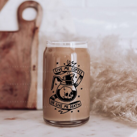 Halloween Glass Cup  Halloween Beer Glass Can  Iced Coffee - Etsy | Etsy (US)