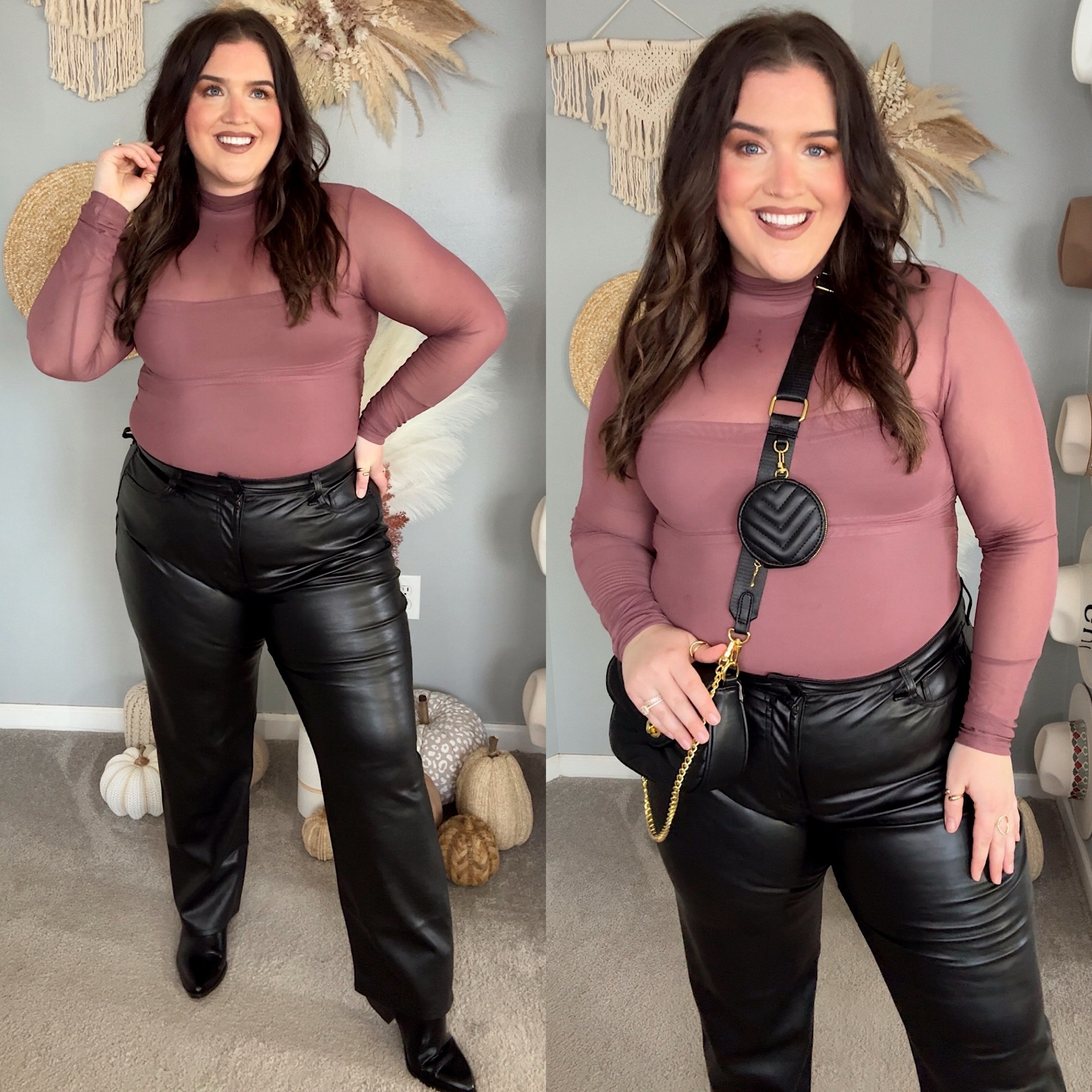 Date night outfit inspo 🥂 Love this mesh bodysuit. Comes in more colors and is under $25 with code CMMQQ229.
Wearing a size XL. 
Jeans are a size 18 but would prefer a size up! Perfume is Coach sunset dreams 

#LTKHoliday #LTKPlusSize #LTKStyleTip