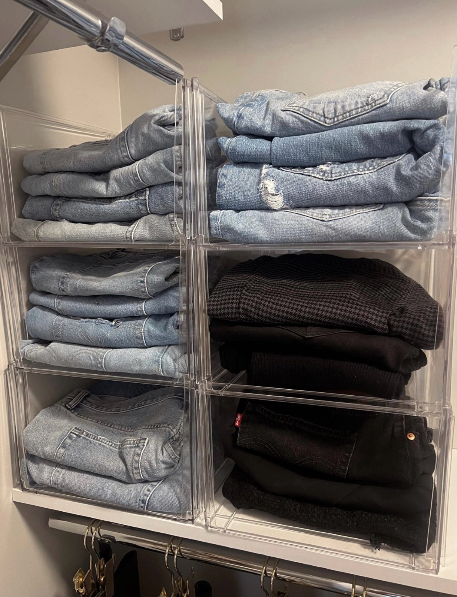 Denim organizers! 🤍 

#LTKFindsUnder50 #LTKHome #LTKStyleTip