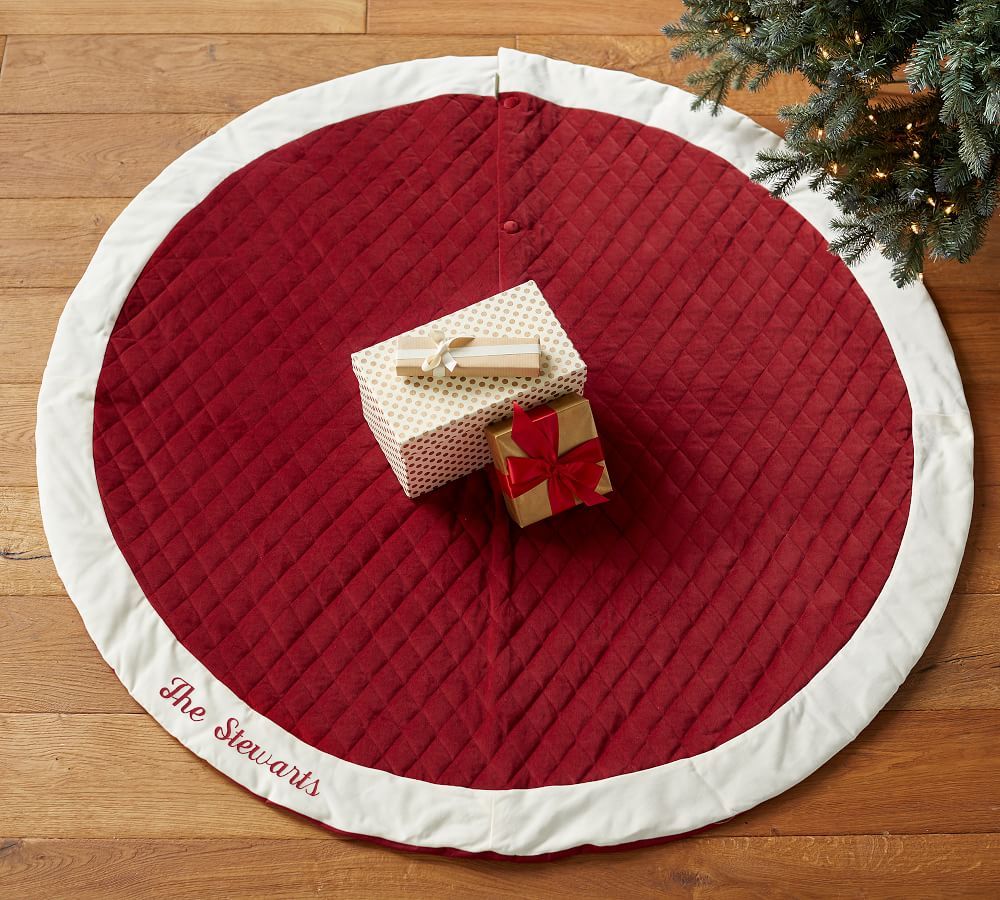 Velvet Tree Skirts | Pottery Barn (US)