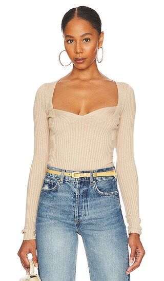 Accorsa Sweetheart Sweater in Champagne | Revolve Clothing (Global)