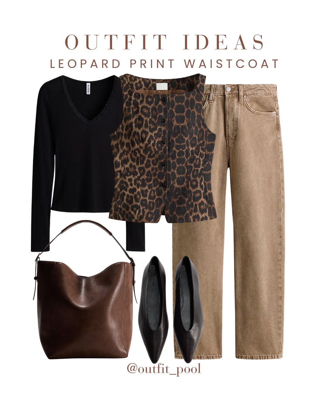 Leopard waistcoat, styled 3 ways ✨ Taking this Amazon leopard print waistcoat from a statement piece to everyday staple by styling it in three different ways 🙌 1️⃣ With a black skirt for a sleek, polished look 2️⃣ With brown jeans for a warm-toned, casual chic vibe 3️⃣ With light brown jeans for a softer, effortless daytime outfit Bold yet surprisingly versatile—this piece instantly elevates any outfit (Leopard Print Waistcoat, Leopard Print Vest, Animal Print Outfit, Statement Waistcoat, Leopard Print Style, Chic Layered Outfit, Smart Casual Outfit, Capsule Wardrobe Statement Piece, Leopard Print Workwear, Leopard Print Street Style, Waistcoat with Trousers, Waistcoat with Jeans, Feminine Power Dressing, Effortless Style, Bold Print Outfit, Day to Night Outfit, Outfit Inspiration) 

 #LTKgrwm #LTKootd #LTKTall