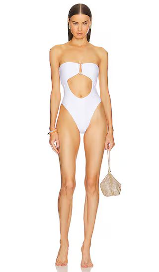 x REVOLVE Amerie One Piece in White | Revolve Clothing (Global)