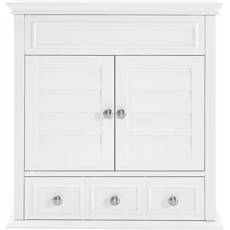 LYDIA WALL CABINET IN WHITE | Walmart (US)