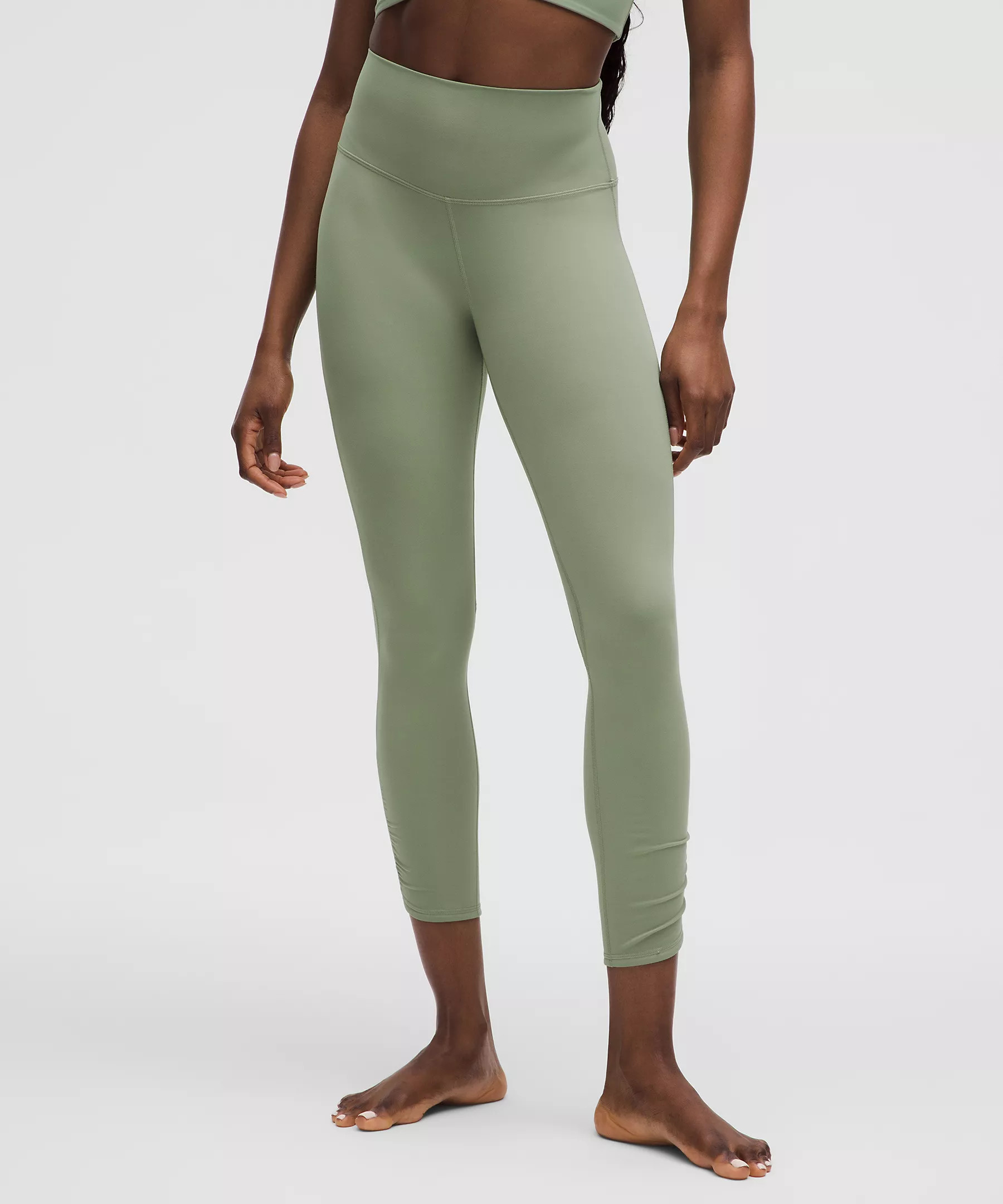 lululemon Align™ Ruched Petal-Hem Tight 25" | Women's Leggings/Tights | lululemon | Lululemon (US)