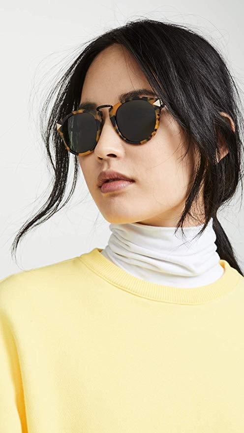 Karen Walker Women's Alternative Fit Helter Skelter Sunglasses | Amazon (US)