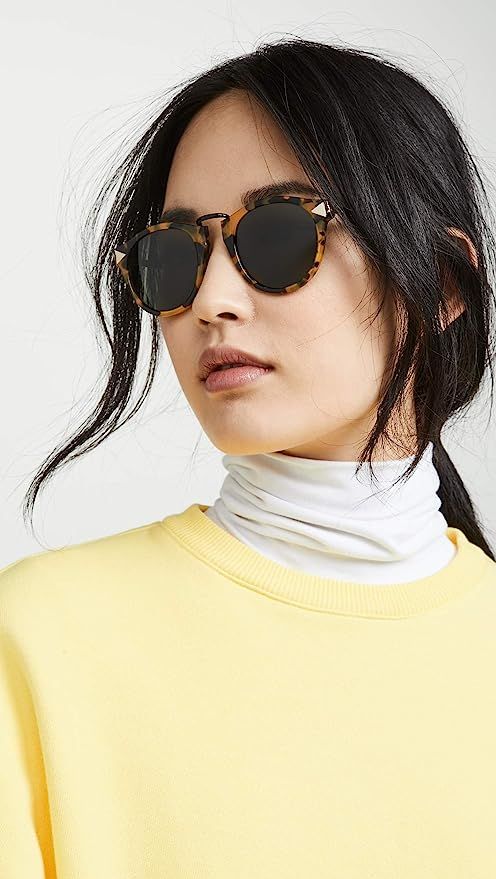 Karen Walker Women's Alternative Fit Helter Skelter Sunglasses | Amazon (US)