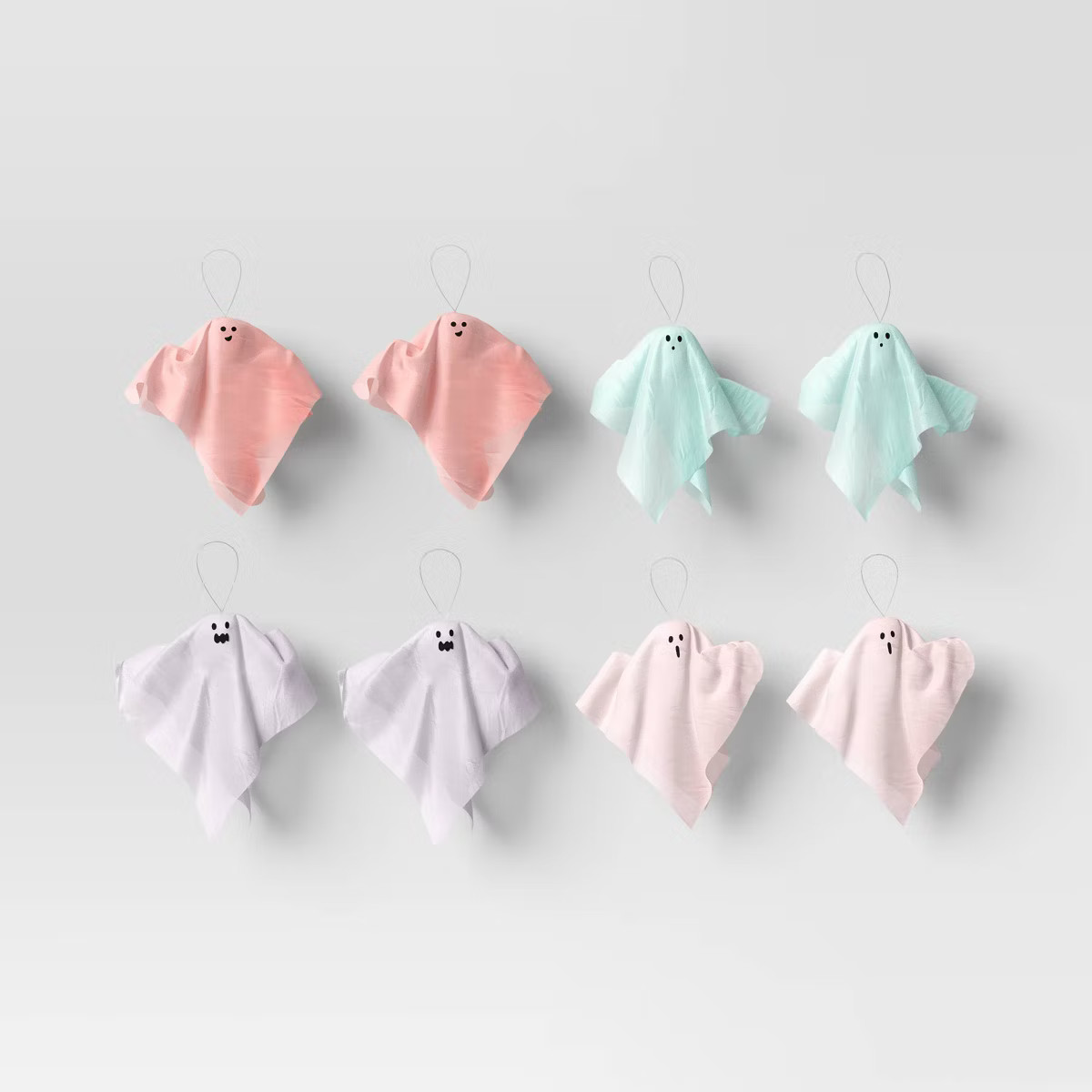 8pk Halloween Party Decor Mini Colorful Ghosts - Hyde & EEK! Boutique™: No Assembly, Multicolor... | Target