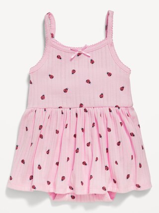 Sleeveless Pointelle Bodysuit Dress for Baby | Old Navy (US)