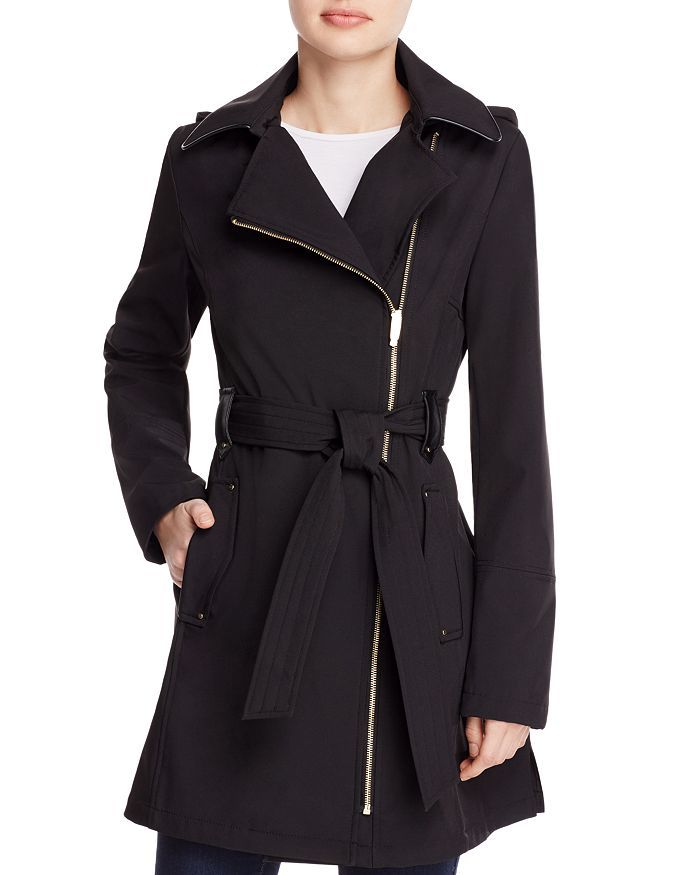 Asymmetric Front Belted Trench Coat | Bloomingdale's (US)