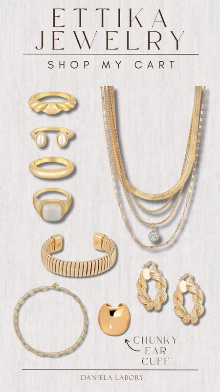 Ettika Jewelry- Shop my cart!

Gold jewelry, gold accessories, stacked necklace, earrings, bracelets, rings, gift guide, gifts for her, date night accessories 

#LTKFindsUnder100 #LTKParties #LTKStyleTip