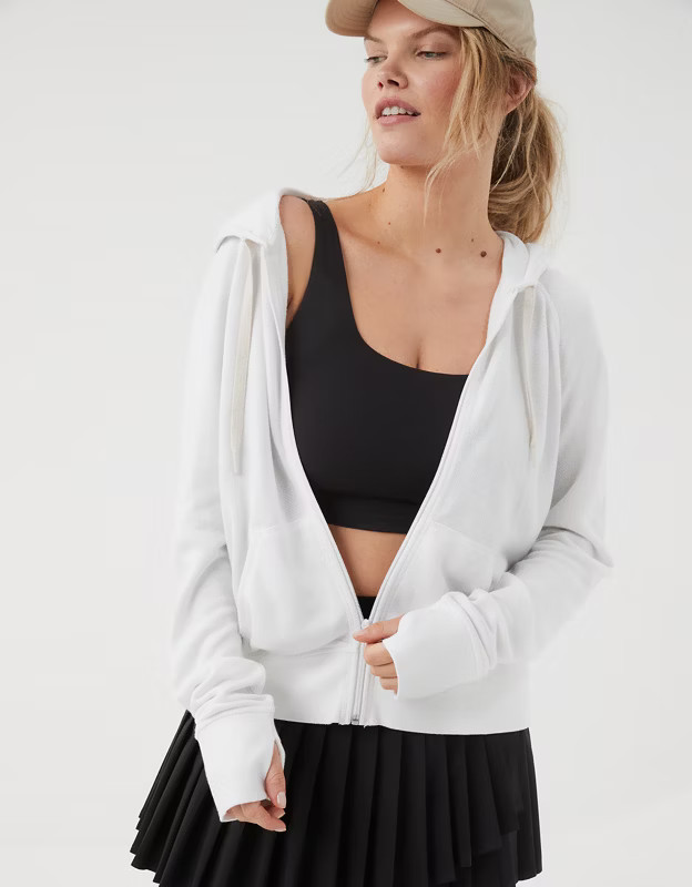 OFFLINE By Aerie Real Me Twist Back Longline Sports Bra | Aerie