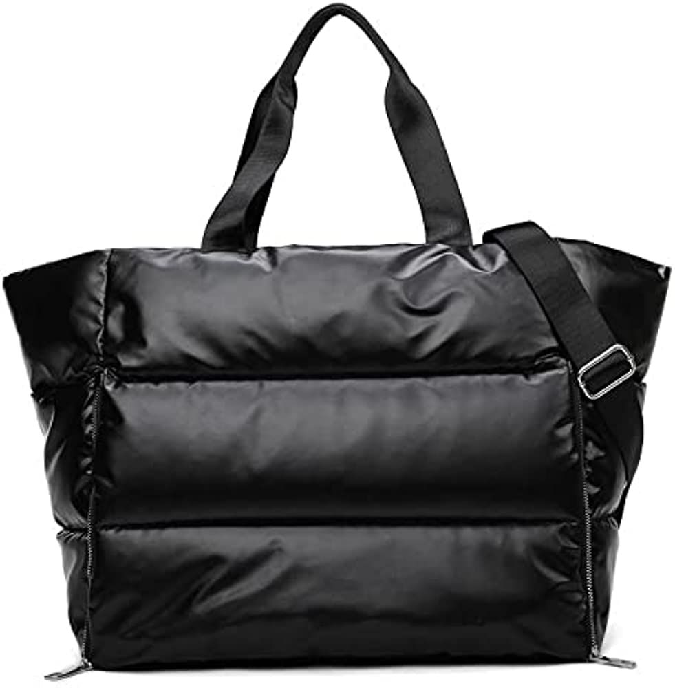 Women’s Puffer Tote Bag–Fashion Utility Weekender–Extra Large Shoulder & Crossbody Tote for... | Amazon (US)