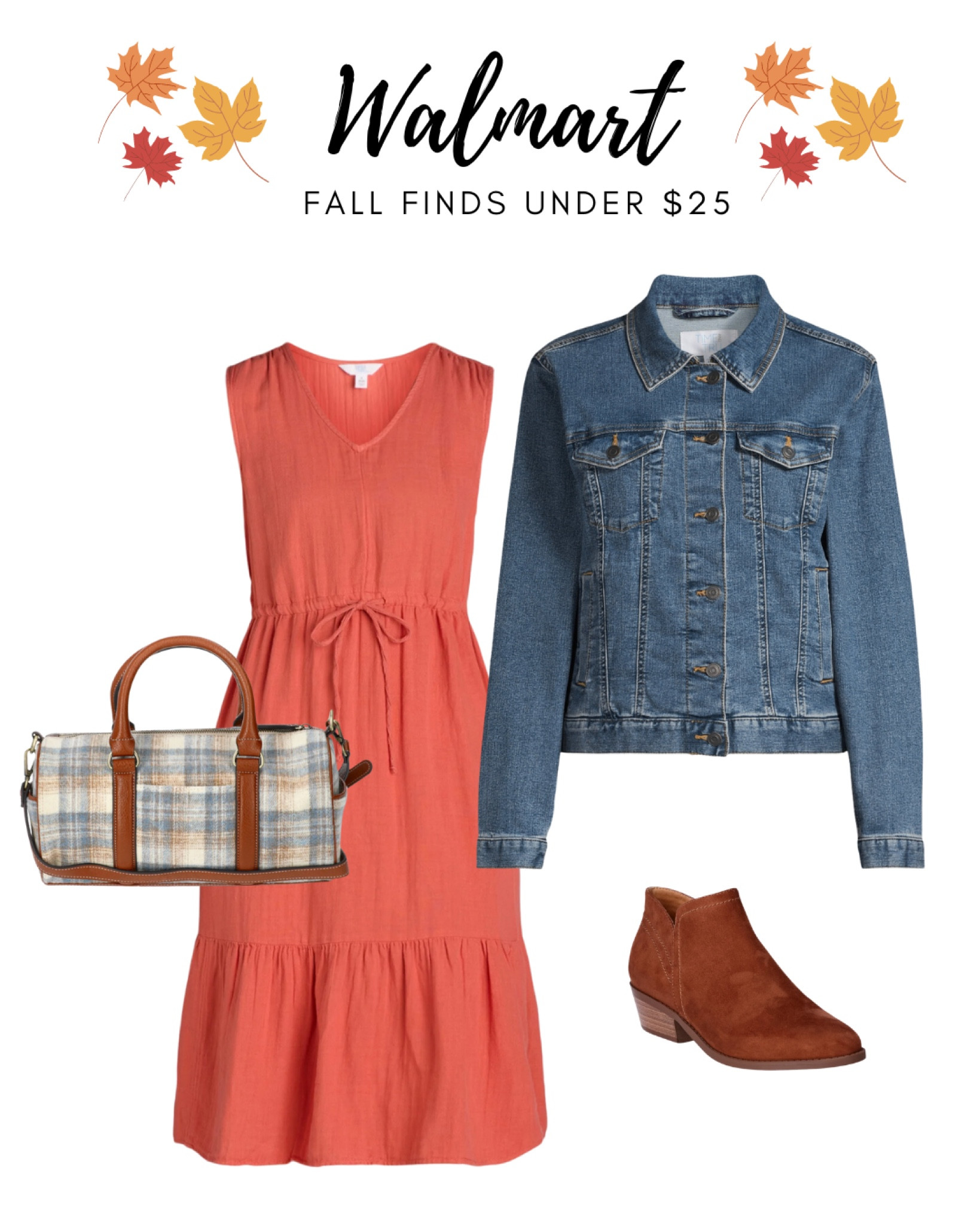 This cute outfit from @walmartfashion is giving all the fall feels! 🍂🧡 Each item is under $25!! #WalmartPartner #WalmartFashion 

#LTKOver40 #LTKSeasonal #LTKStyleTip