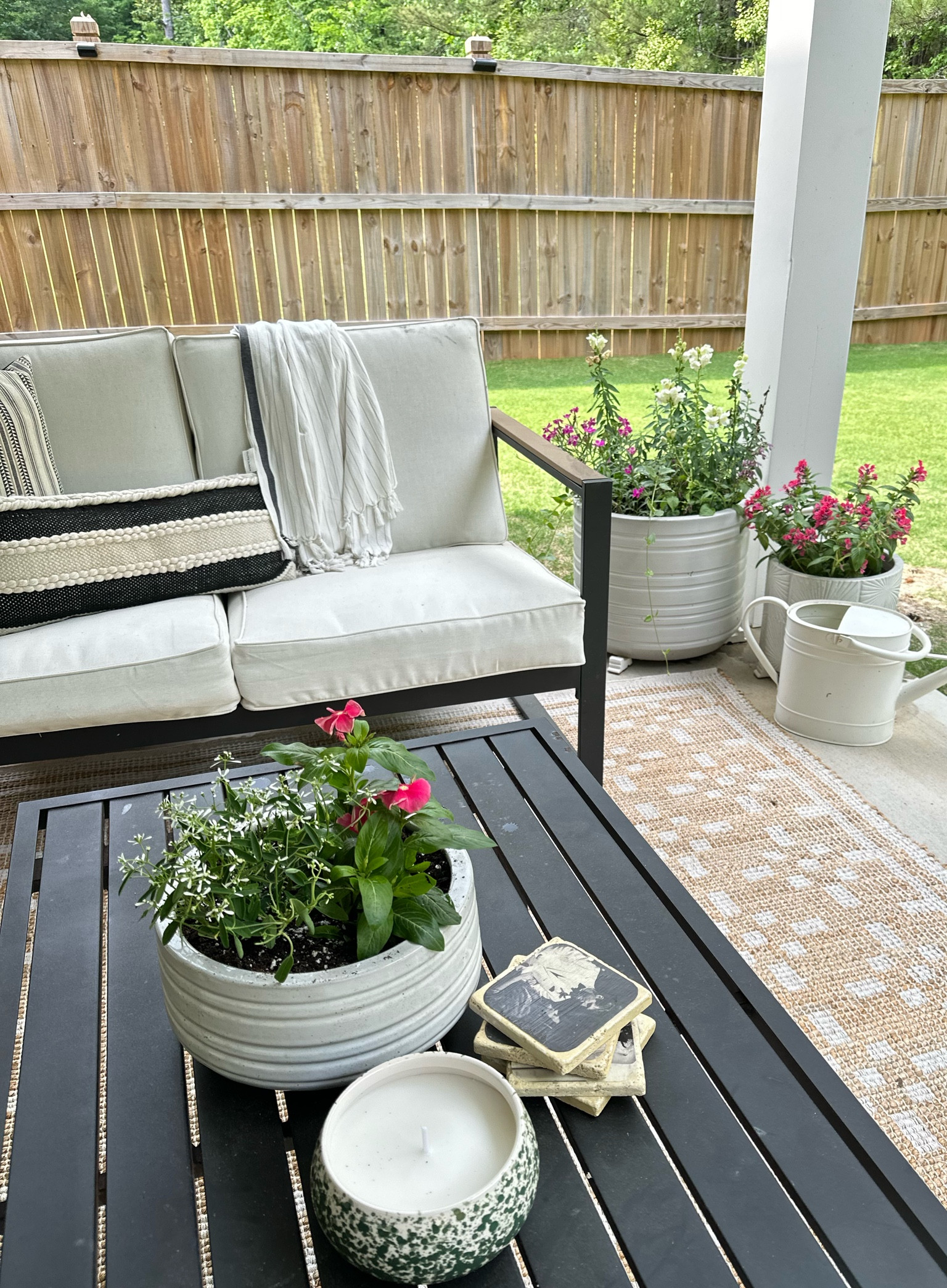 Obsessed with this new patio rug! #leighallisondesign 

#LTKHome #LTKSaleAlert