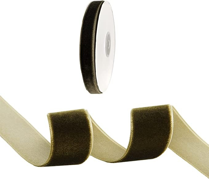 Velvet Ribbon, 3/8 Inch x 10 Yard Velvet Ribbon,Use for Wedding Party Decoration, Floral Crafts,H... | Amazon (US)