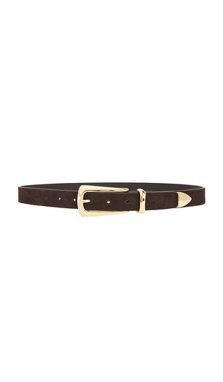 Favorite Daughter The Suede Statement Belt in Chocolate. - size XS | Revolve Clothing (Global)
