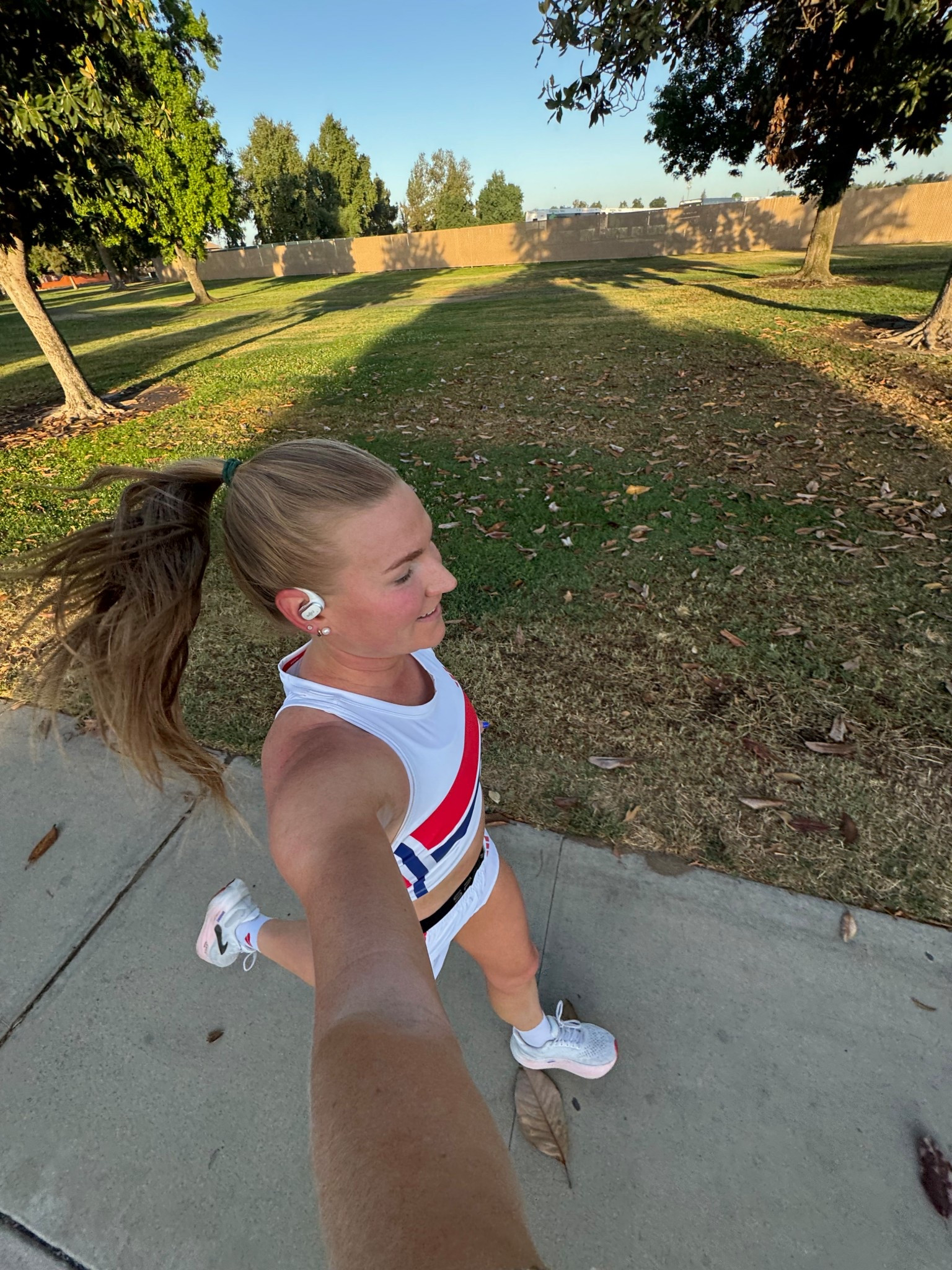 Monday morning miles!! Size medium in shorts and large in top! 

#LTKActive