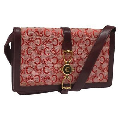Auténtico bolso de hombro CELINE C Sulky rojo dorado bs23084 | eBay US