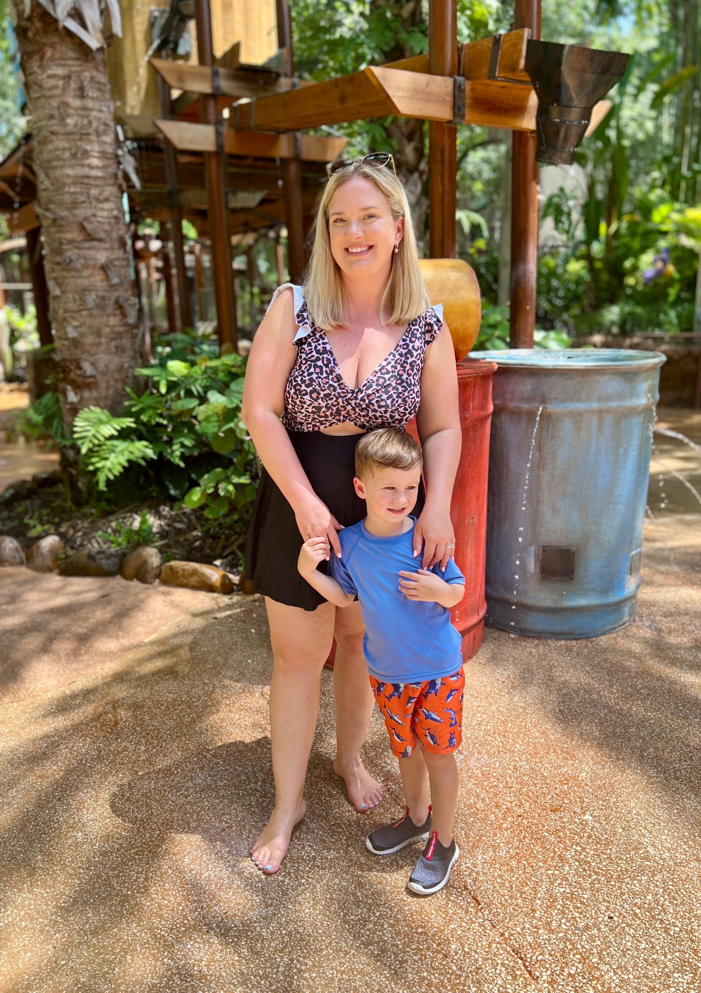 Leopard Print Bathing Suit for busy moms is perfect for a day at Disney Animal Kingdom lodge! 

#LTKMidsize #LTKSwim #LTKTravel