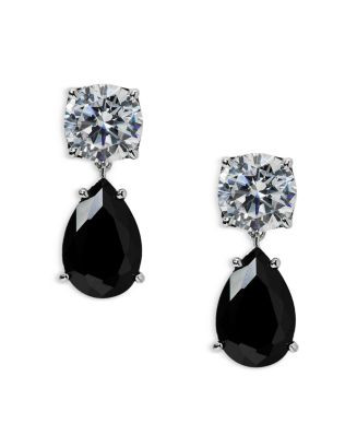 Maiden Black Cubic Zirconia Pear Shape Drop Earrings | Bloomingdale's (US)