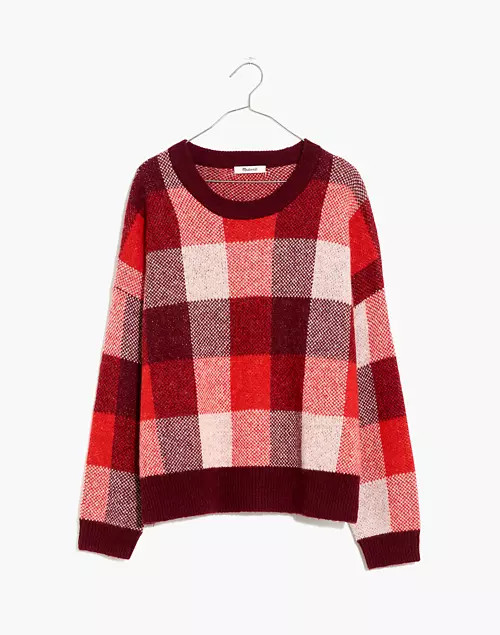Fenimore Pullover Sweater in Plaid | Madewell