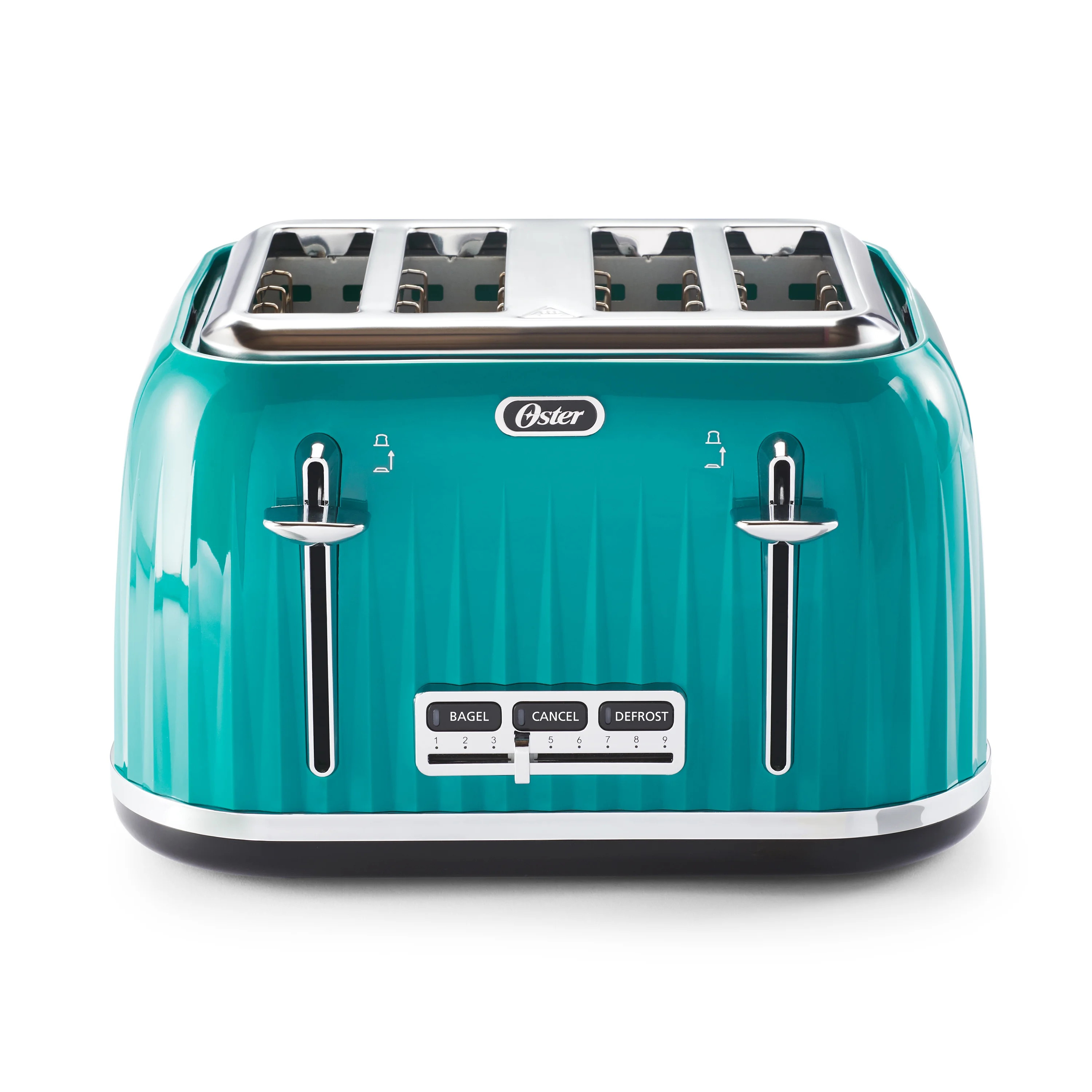 Oster 4 Slice Toaster with Textured Design and Chrome Accents, Impressions Collection, Teal - Wal... | Walmart (US)